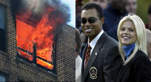 Tger Woods Wife Saves Children With Golf Club